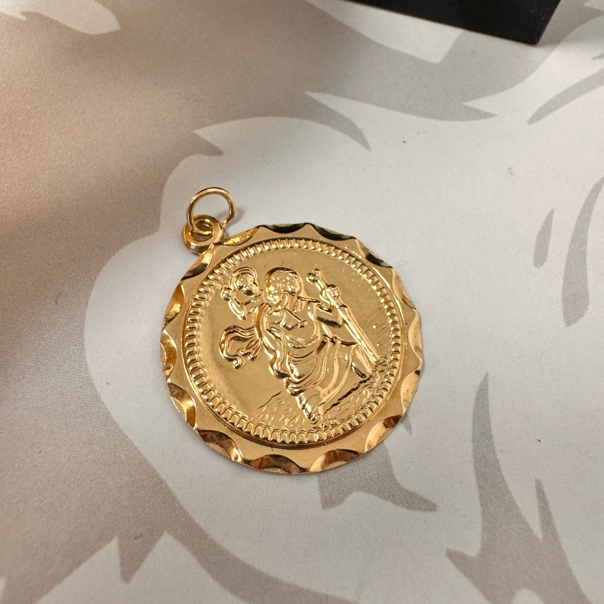 9ct Yellow Gold St. Christopher Pendant