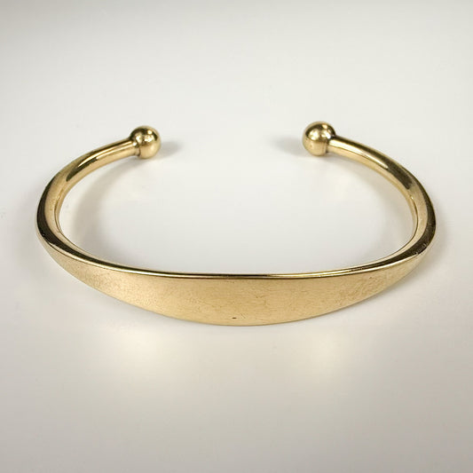 9ct Yellow Gold Torque ID Bracelet