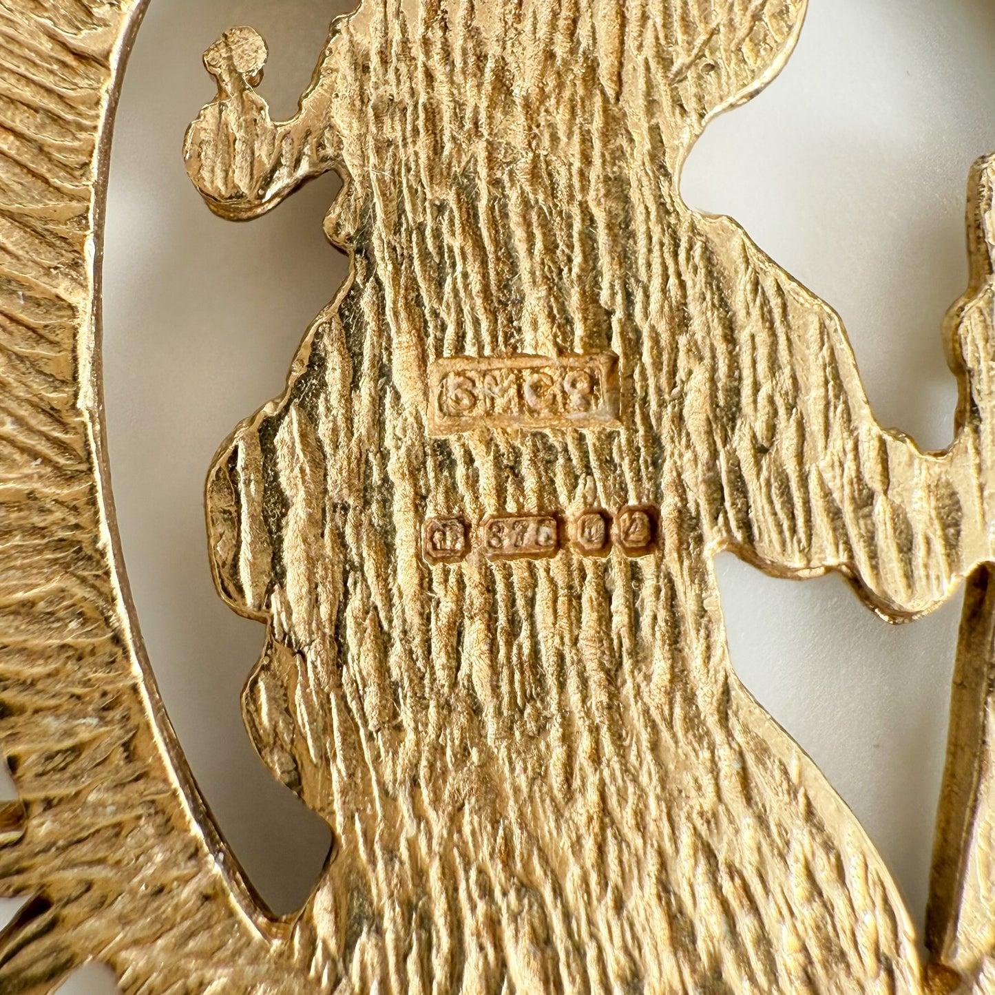 9ct Yellow Gold Saint Christopher Medal Pendant