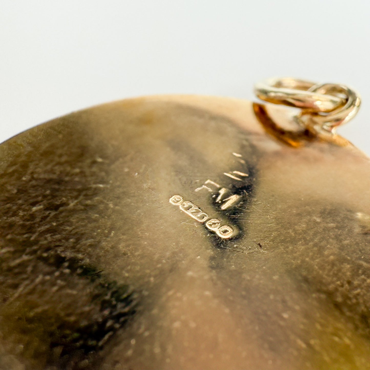 9ct Yellow Gold St. Christopher Pendant