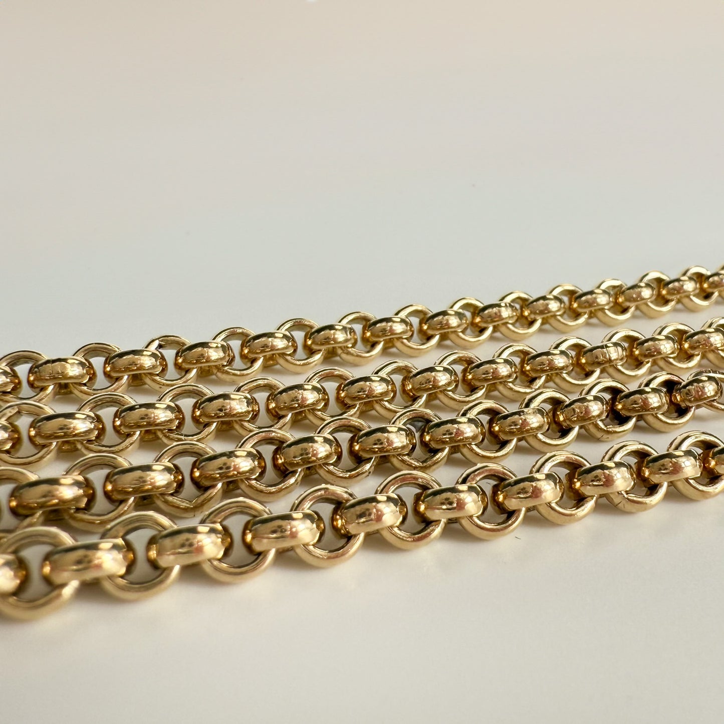 9ct Yellow Gold Belcher Chain 24 inch