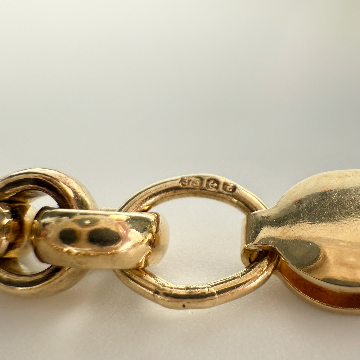 9ct Yellow Gold Belcher Chain 24 inch