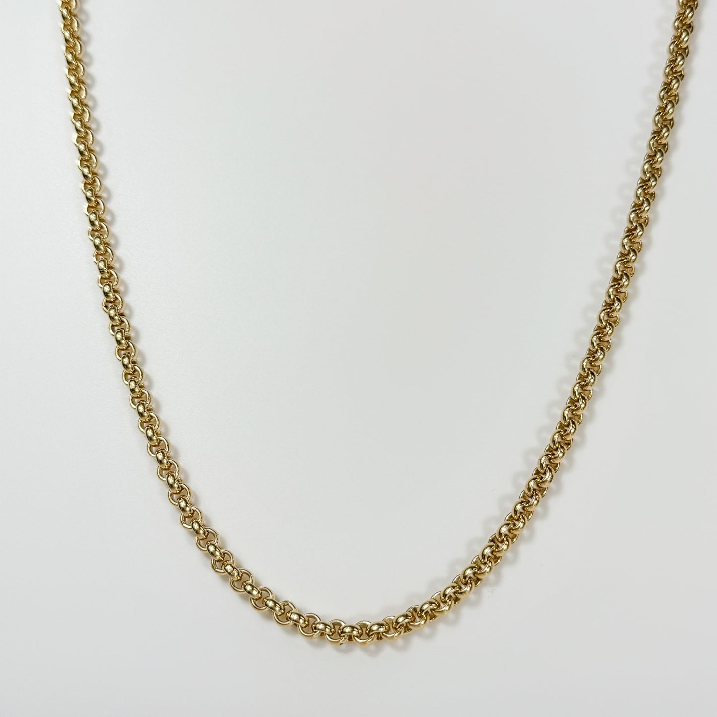 9ct Yellow Gold Belcher Chain 24 inch