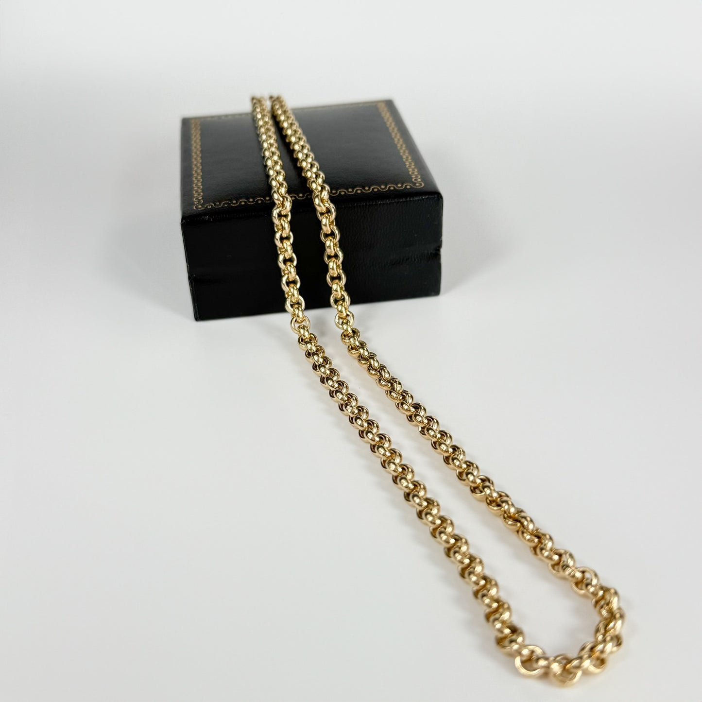 9ct Yellow Gold Belcher Chain 24 inch