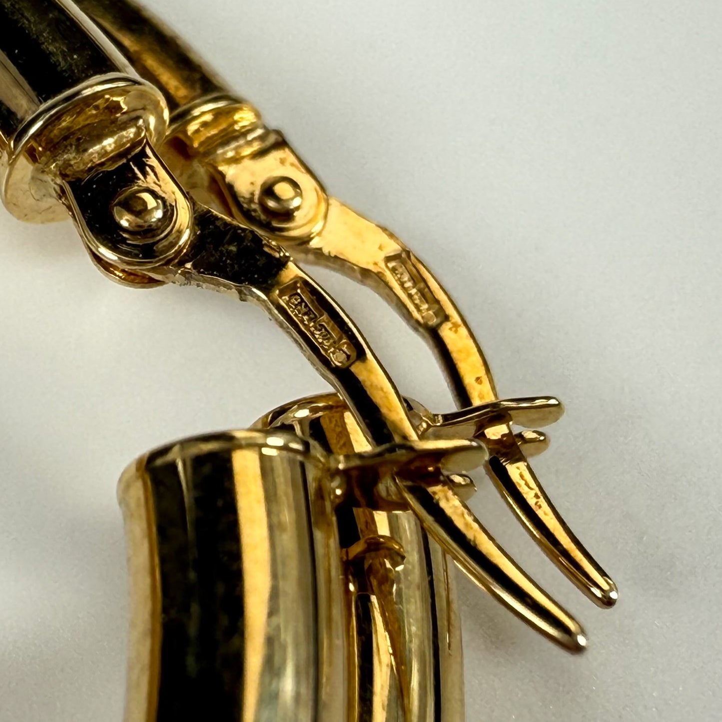 9ct Yellow Gold 4½ cm Hoop Earrings