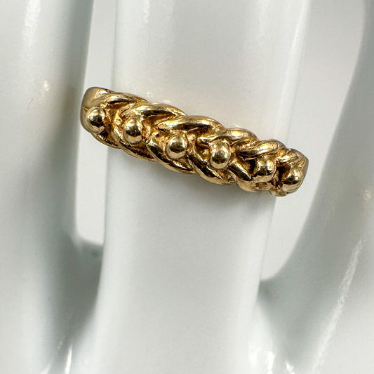 9ct Yellow Gold Keeper Ring
