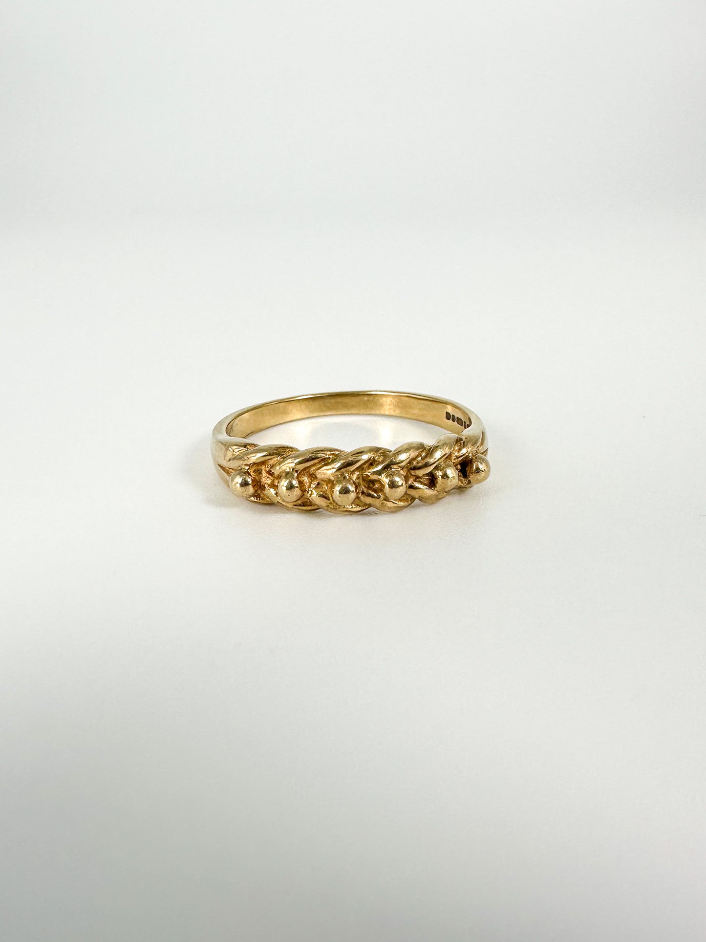 9ct Yellow Gold Keeper Ring