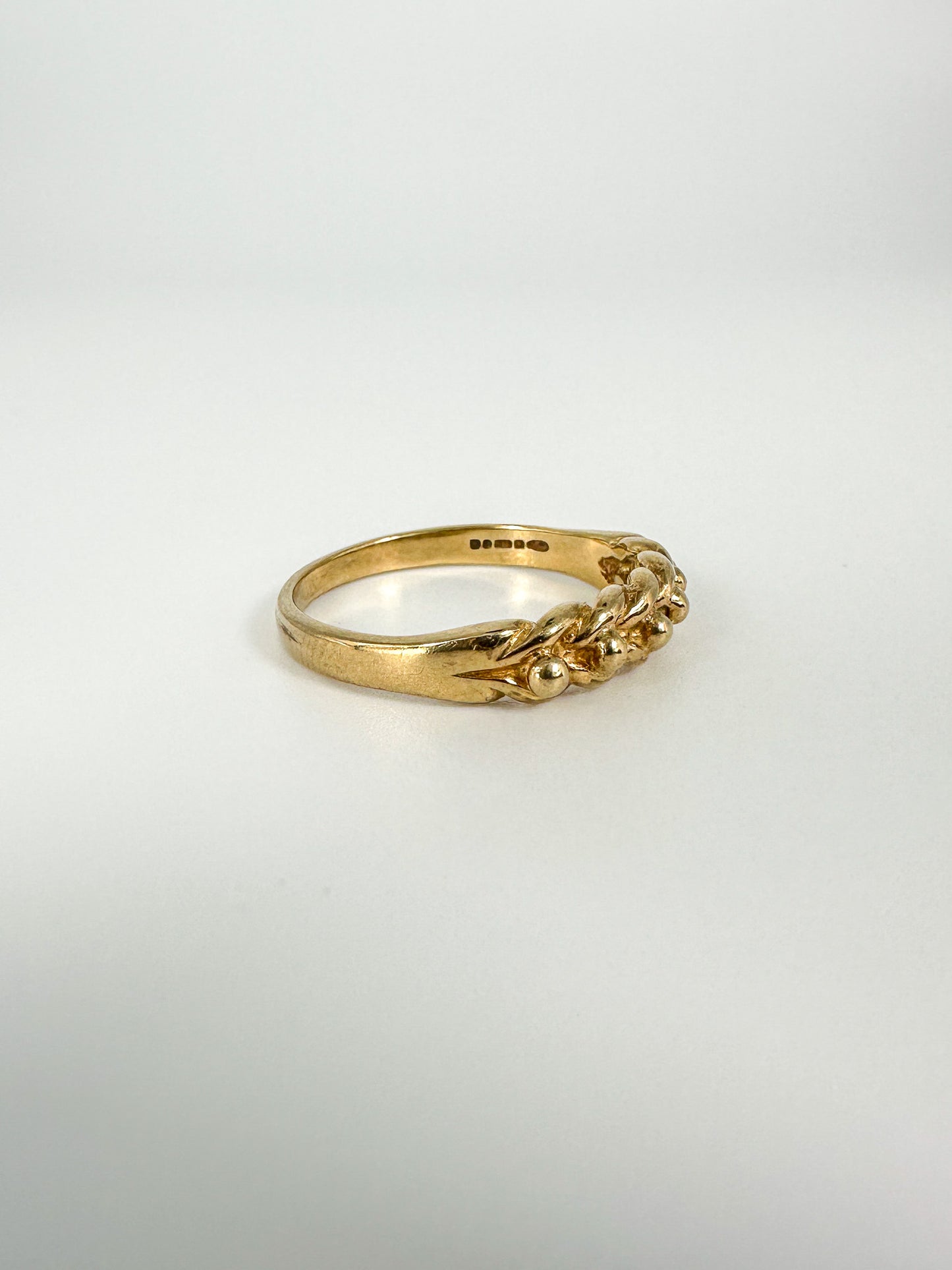 9ct Yellow Gold Keeper Ring