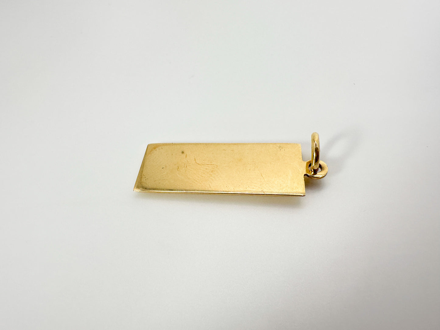 9ct Yellow Gold Ingot Pendant