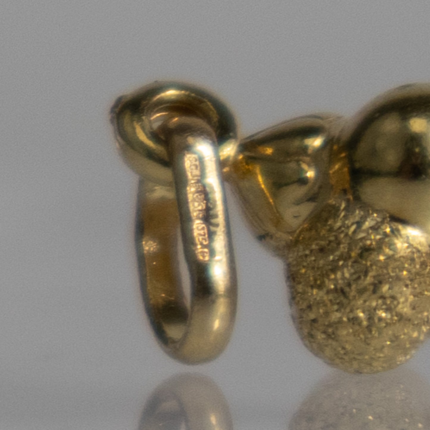 9ct Yellow Gold Ice Cream Cone Charm