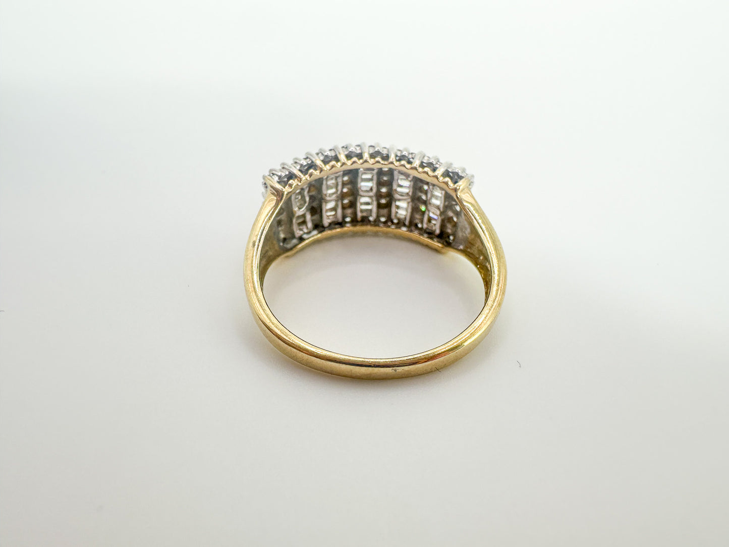 9ct Yellow Gold Diamond Dress Ring