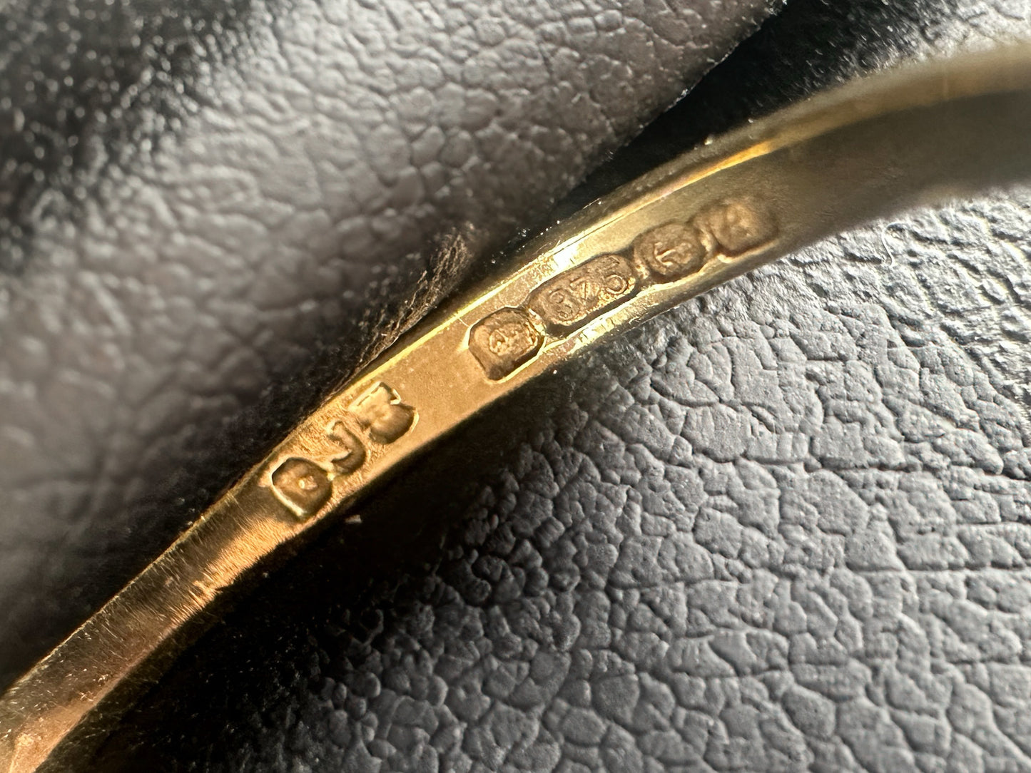 9ct Yellow Gold Sapphire and Cubic Zirconia Eternity Ring