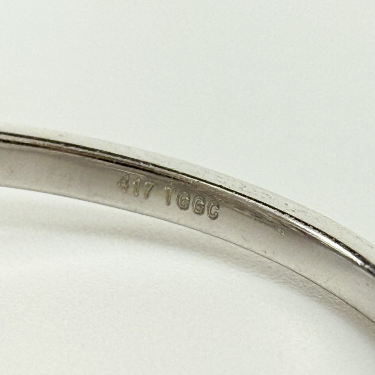 9ct White Gold Diamond Knot Ring