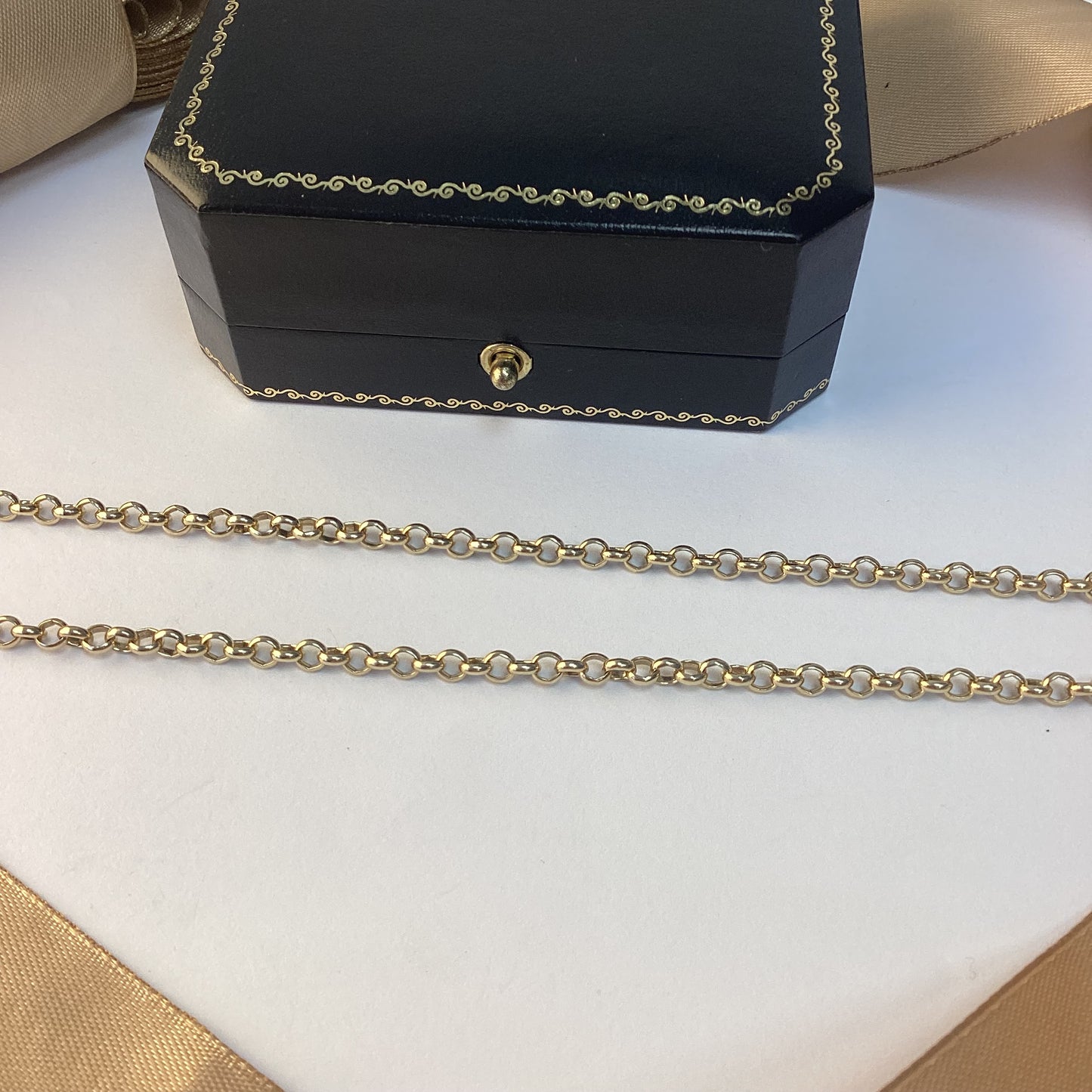 9ct Yellow Gold Belcher Chain - 23 Inch