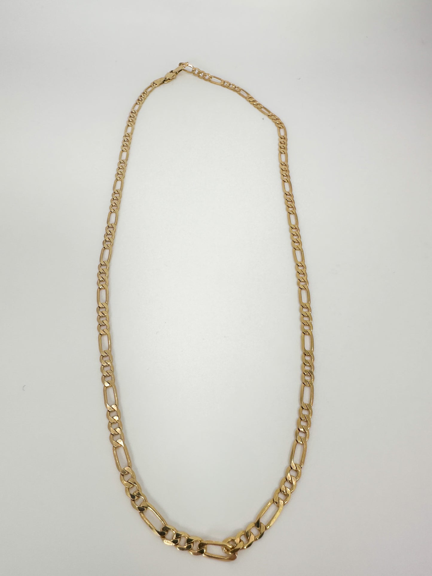 9ct Yellow Gold Figaro Chain - 20 Inch