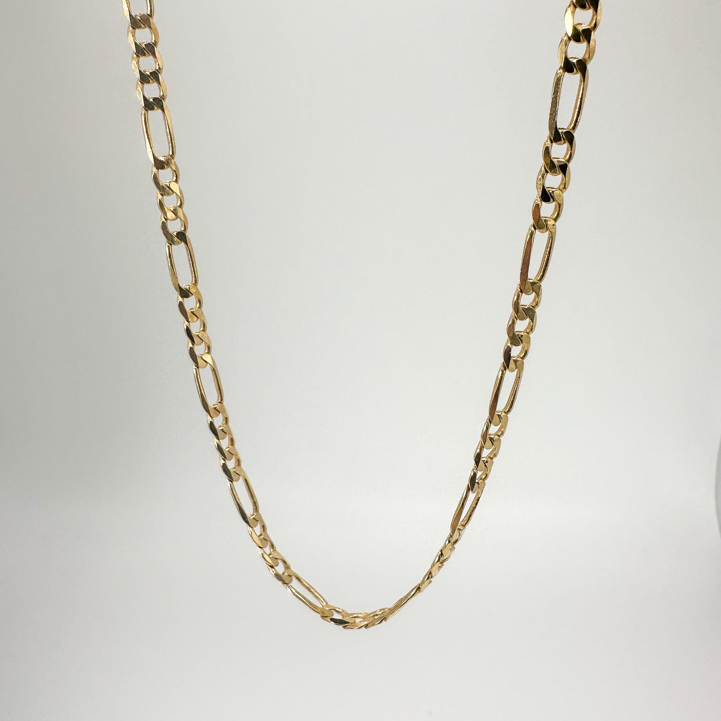 9ct Yellow Gold Figaro Chain - 20 Inch