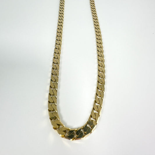 9ct Yellow Gold Curb Chain - 20 Inch