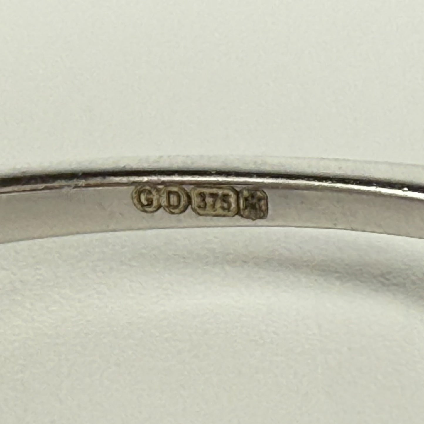 9ct White Gold Twist Diamond Ring