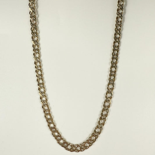 9ct Yellow Gold Heavyweight Curb Chain 20 inches