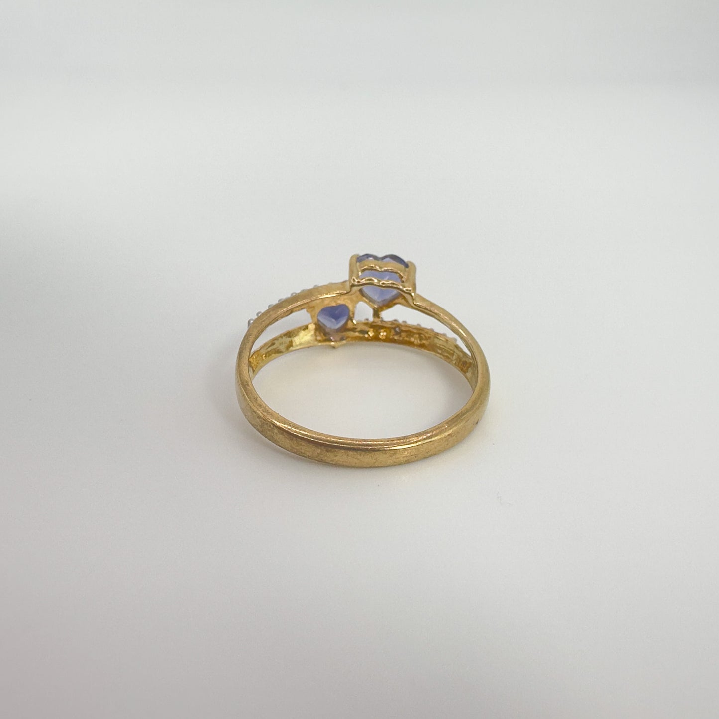 9ct Yellow Gold Tanzanite and Diamond Ring