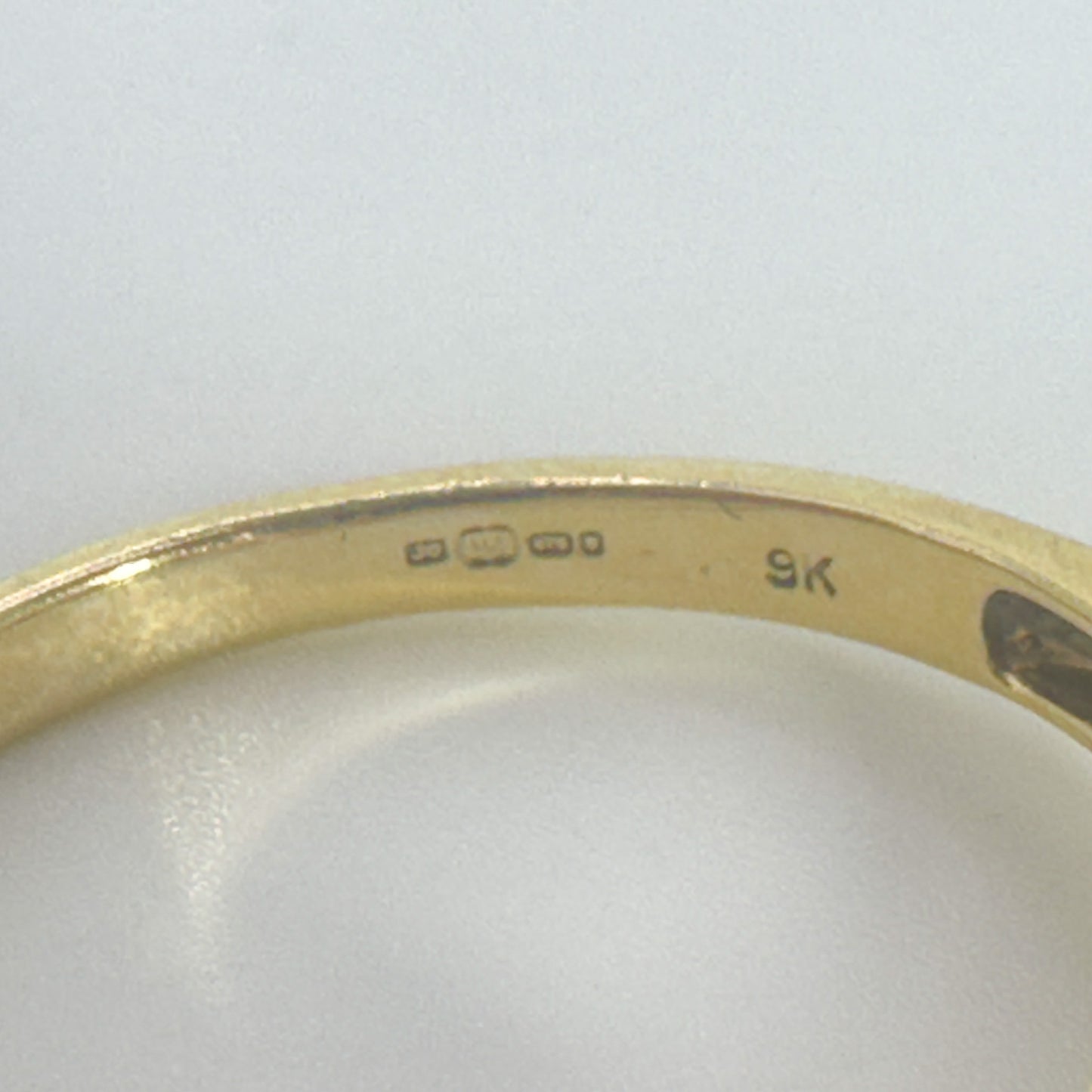 9ct Yellow Gold Pink Sapphire and Diamond Ring