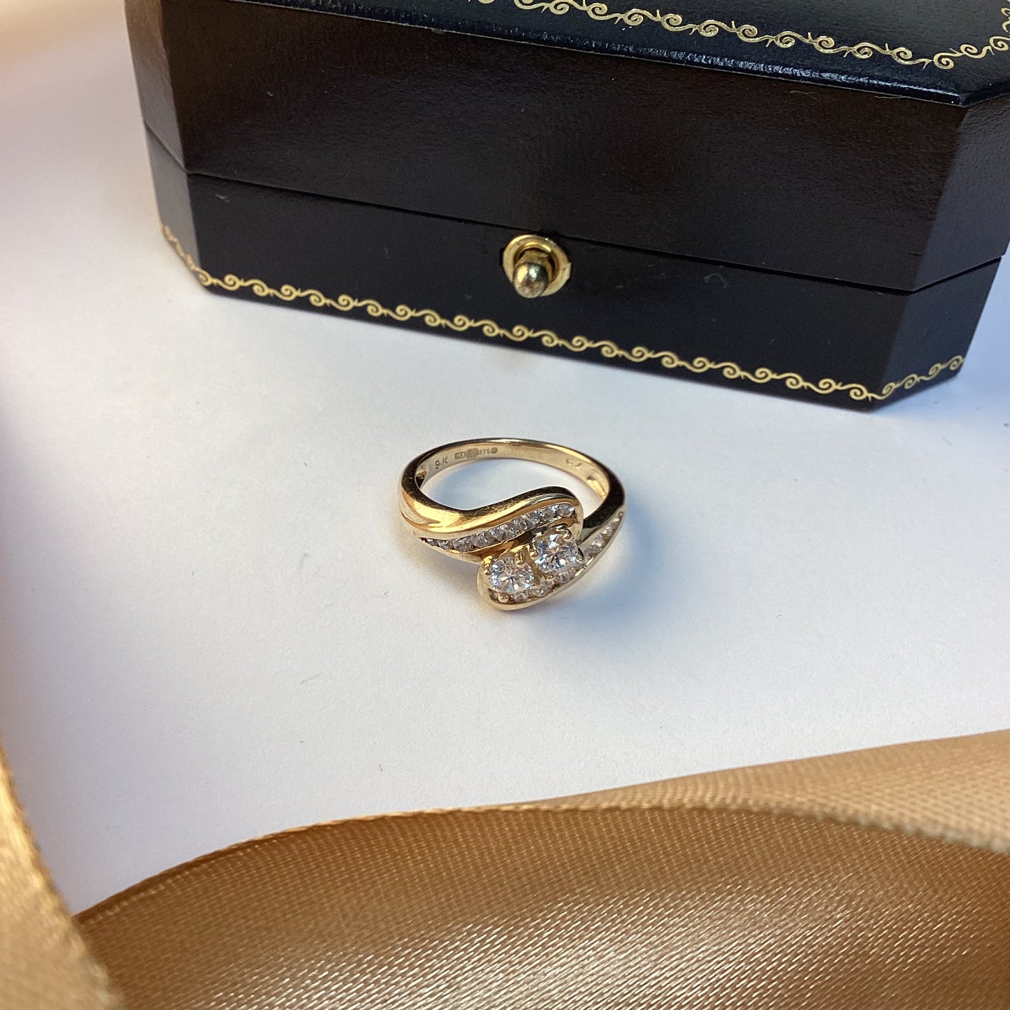 9ct Yellow Gold Cubic Zirconia Dress Ring