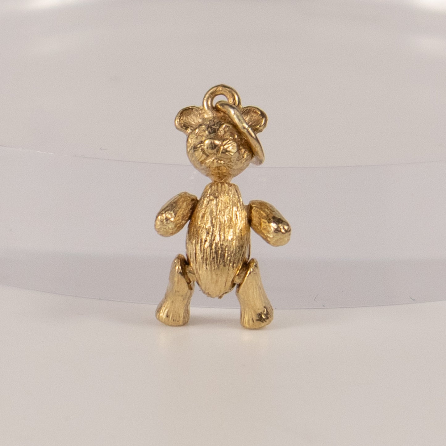 9ct Yellow Gold Articulated Teddy Bear Charm