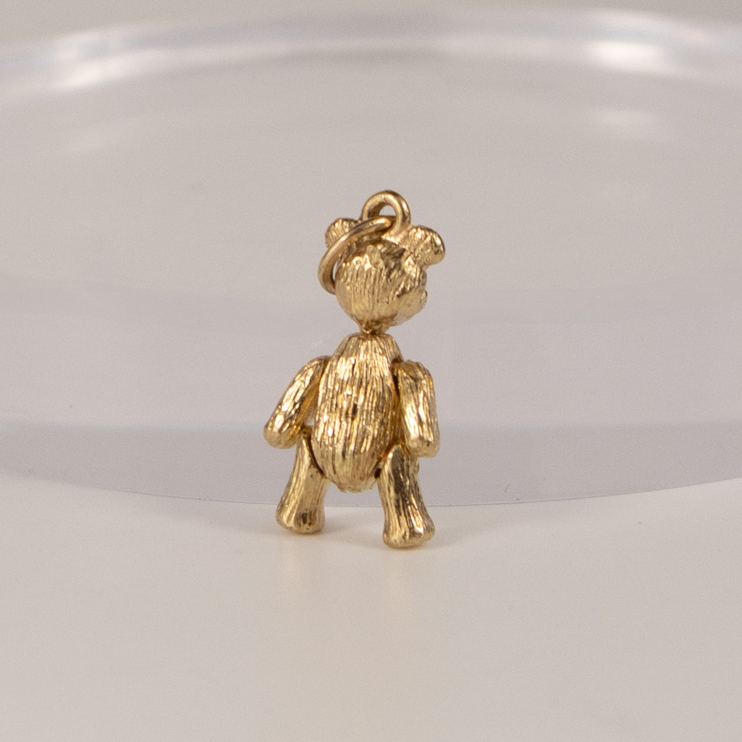 9ct Yellow Gold Articulated Teddy Bear Charm