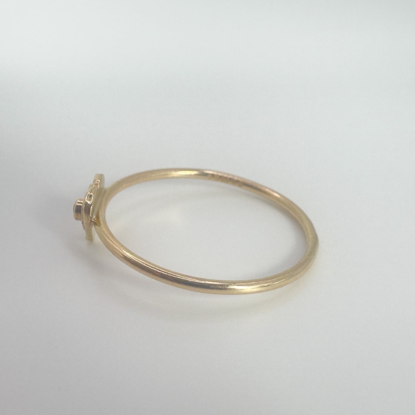 9ct Yellow Gold Tanzanite Love Ring