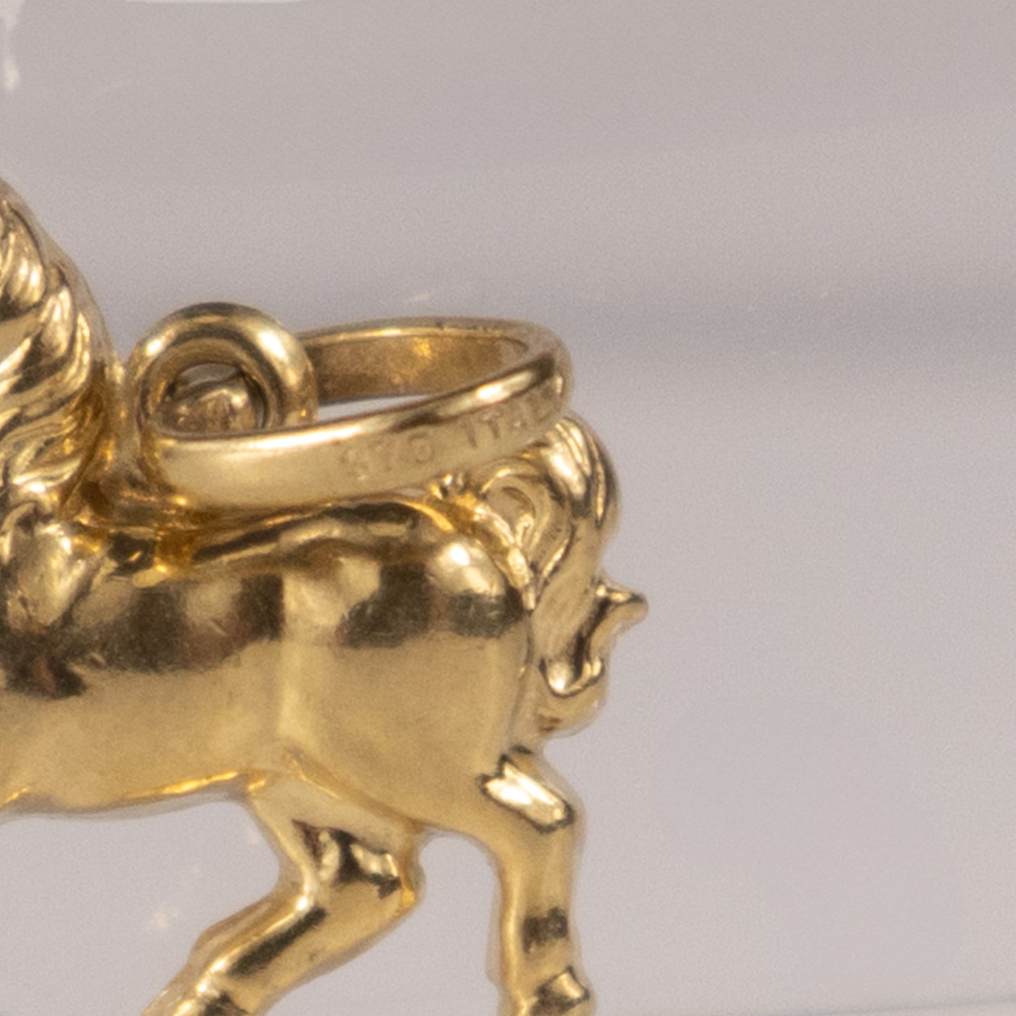 9ct Yellow Gold Prancing Horse Charm