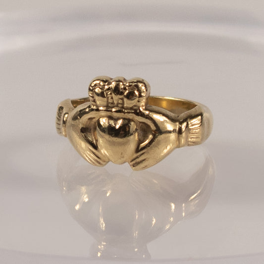 9ct Yellow Gold Claddagh Ring