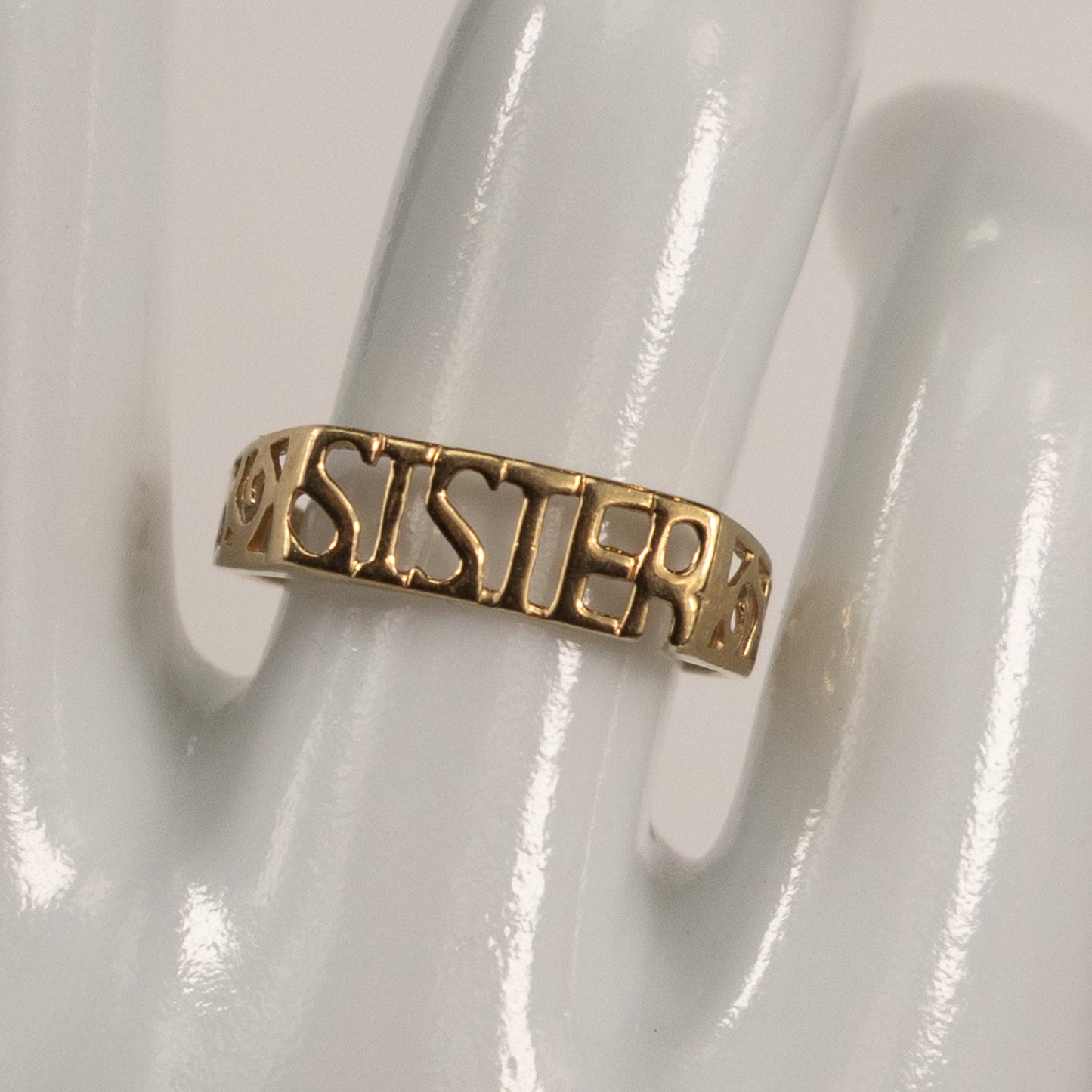 9ct Yellow Gold SISTER Ring