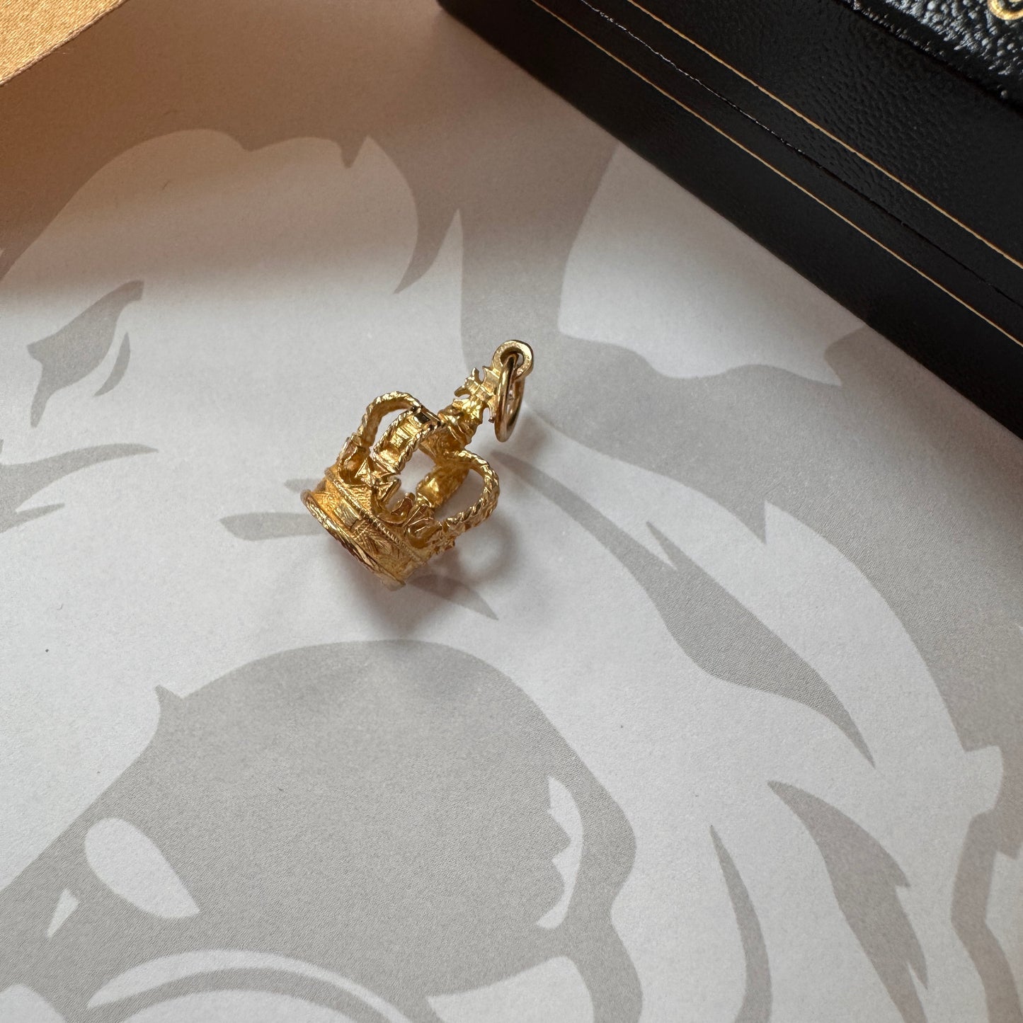 9ct Gold Crown Charm