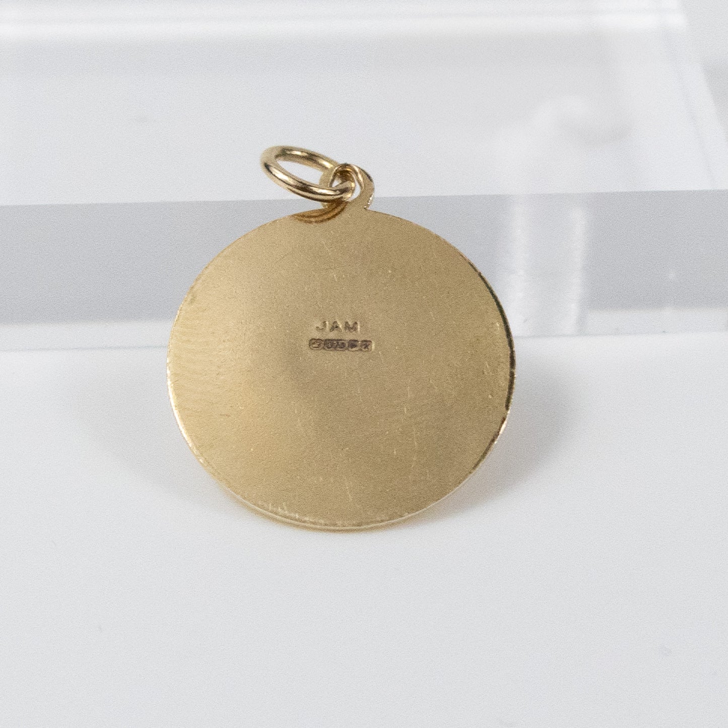 Second-Hand 9ct Gold Round St Christopher Pendant