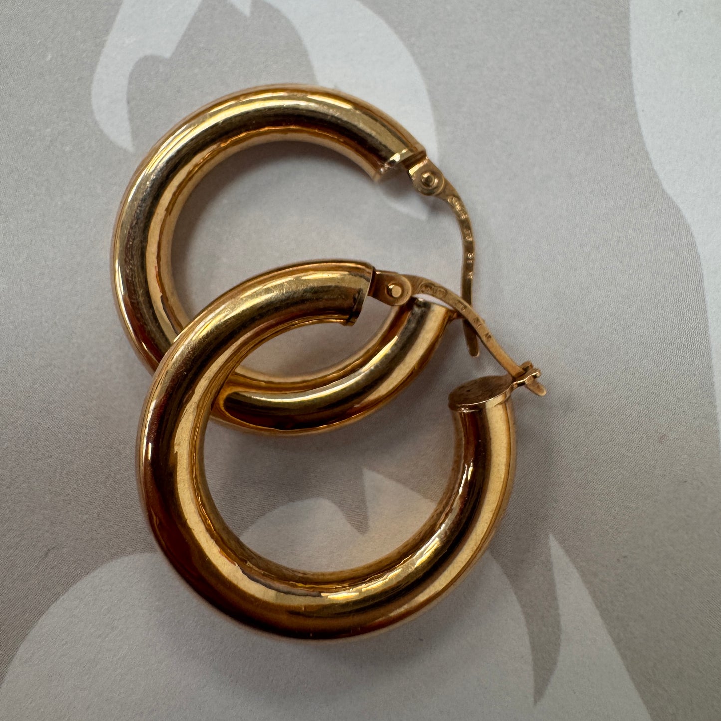 9ct Gold Hoop Earrings