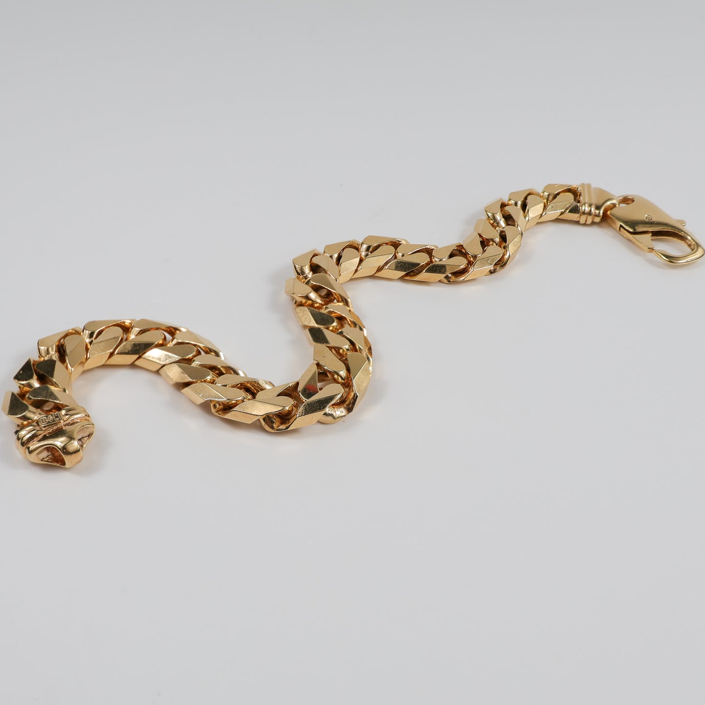 Second-Hand 9ct Yellow Gold 9-Inch Curb Link Bracelet