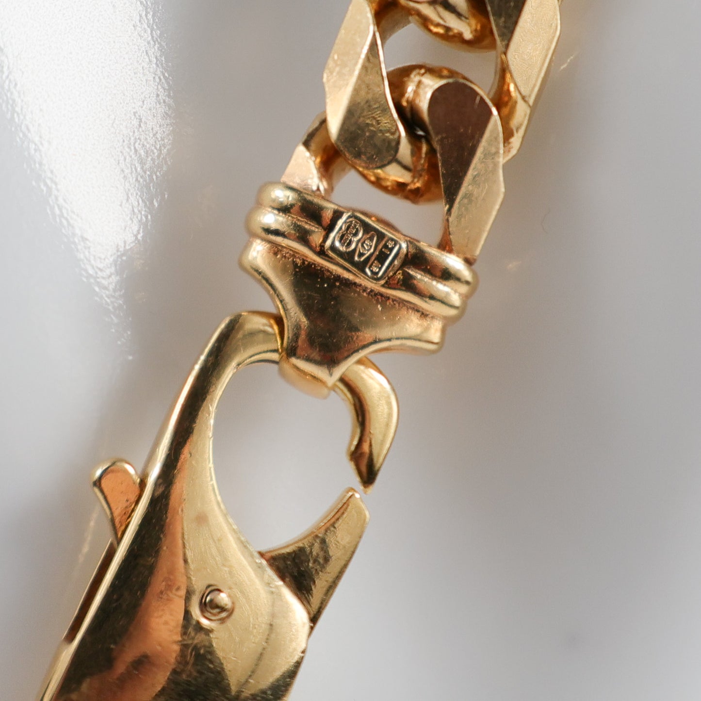 Second-Hand 9ct Yellow Gold 9-Inch Curb Link Bracelet