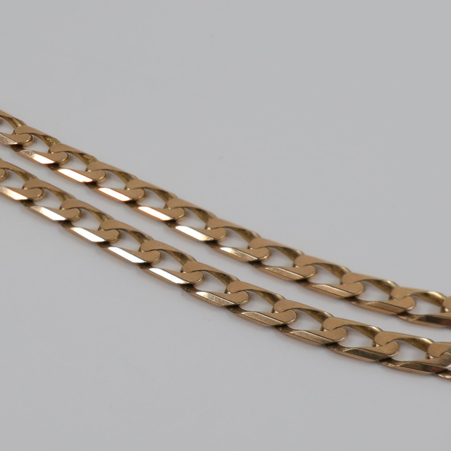 Second-Hand 9ct Yellow Gold 18-Inch Curb Chain Necklace