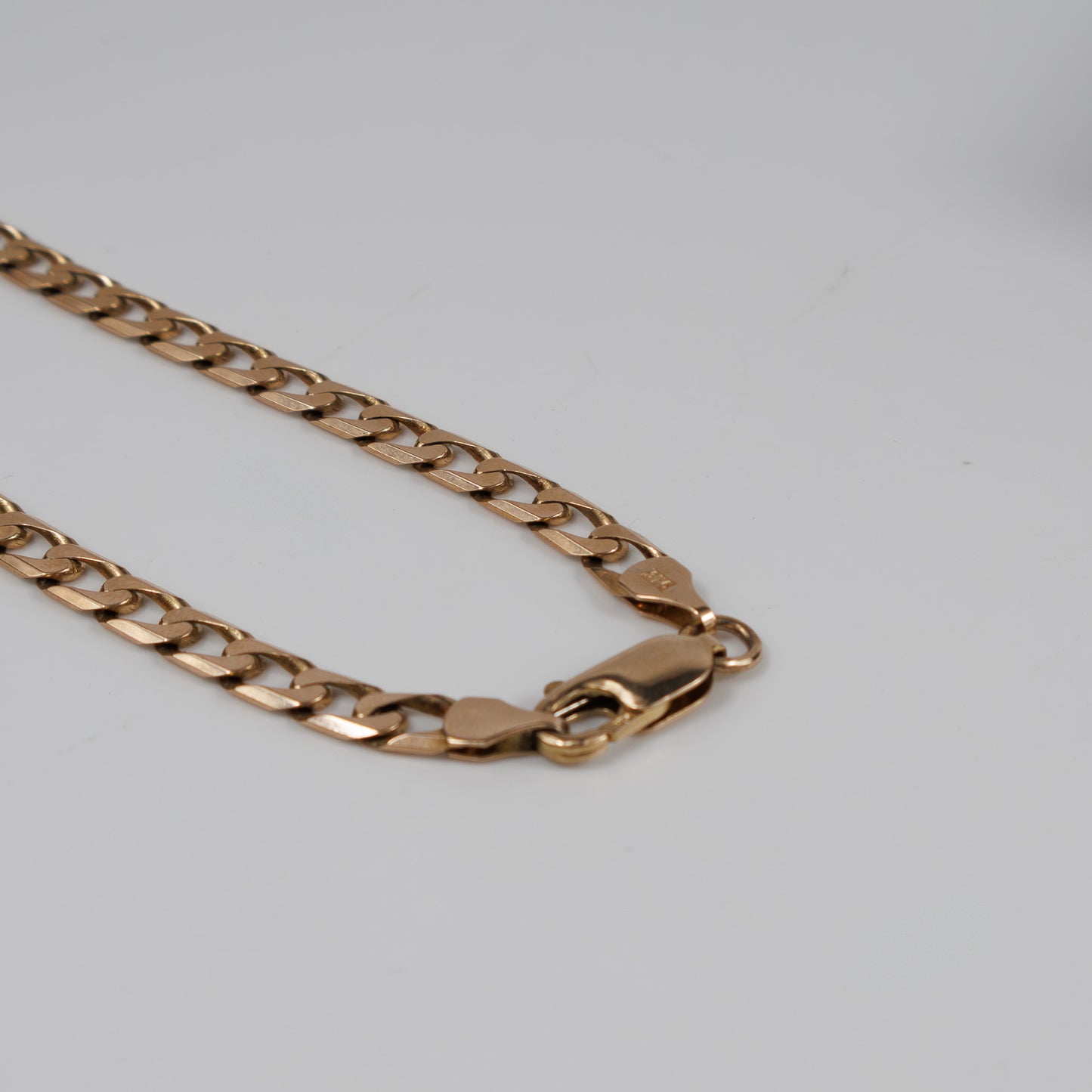 Second-Hand 9ct Yellow Gold 18-Inch Curb Chain Necklace