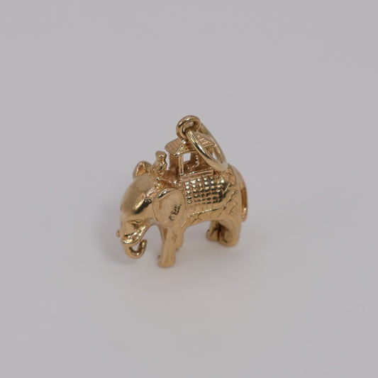 Second-Hand 9ct Yellow Gold Elephant Charm
