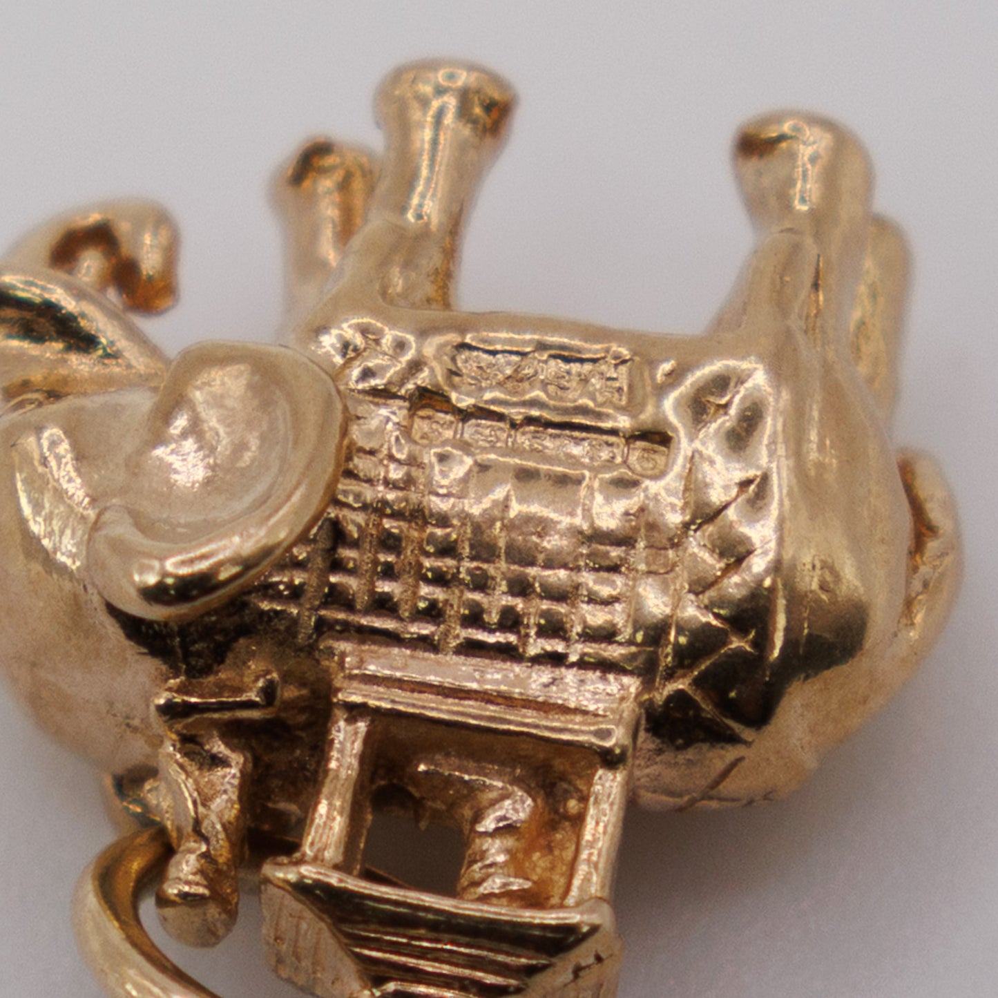 Second-Hand 9ct Yellow Gold Elephant Charm