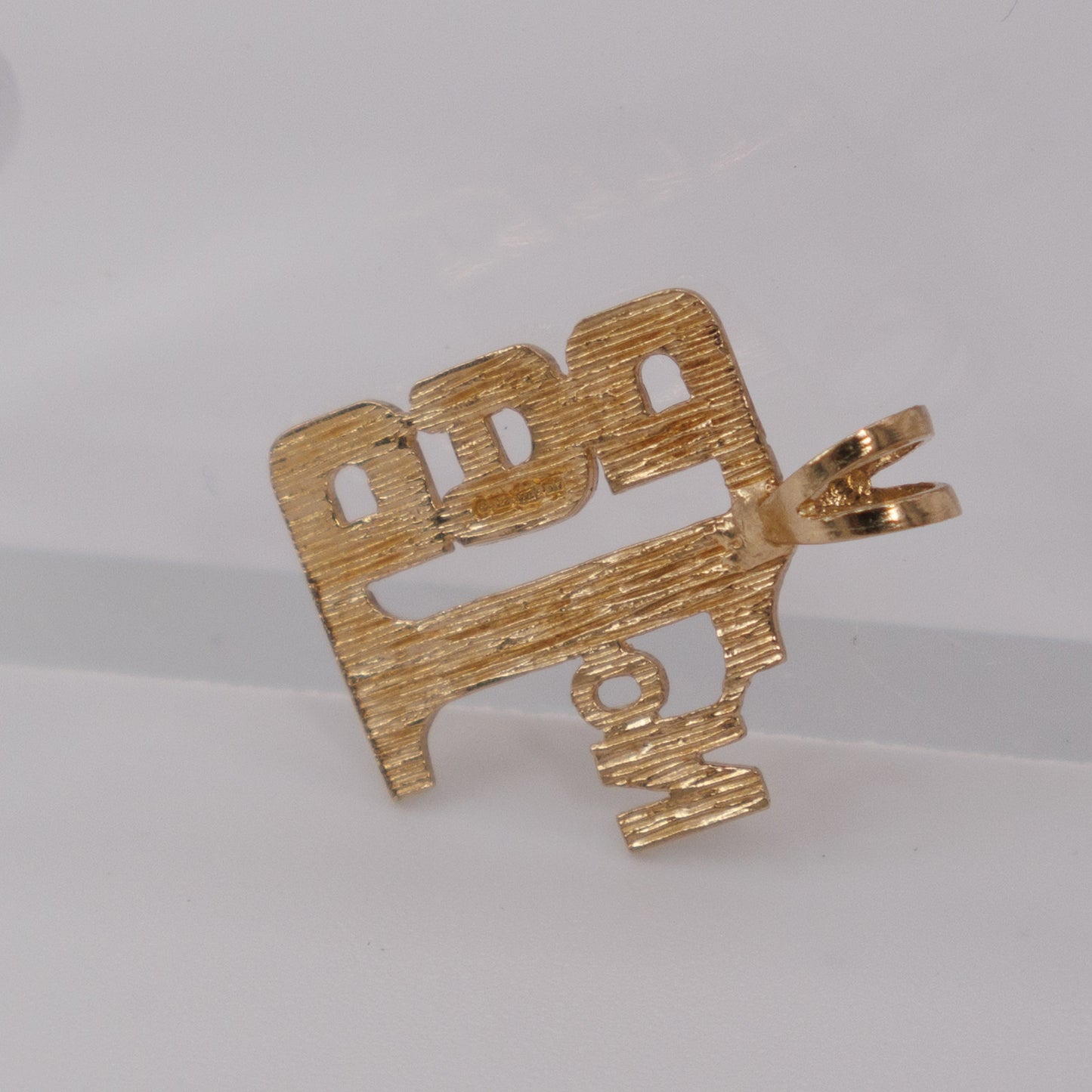 Second-Hand 9ct Yellow Gold “No. 1 Dad” Pendant