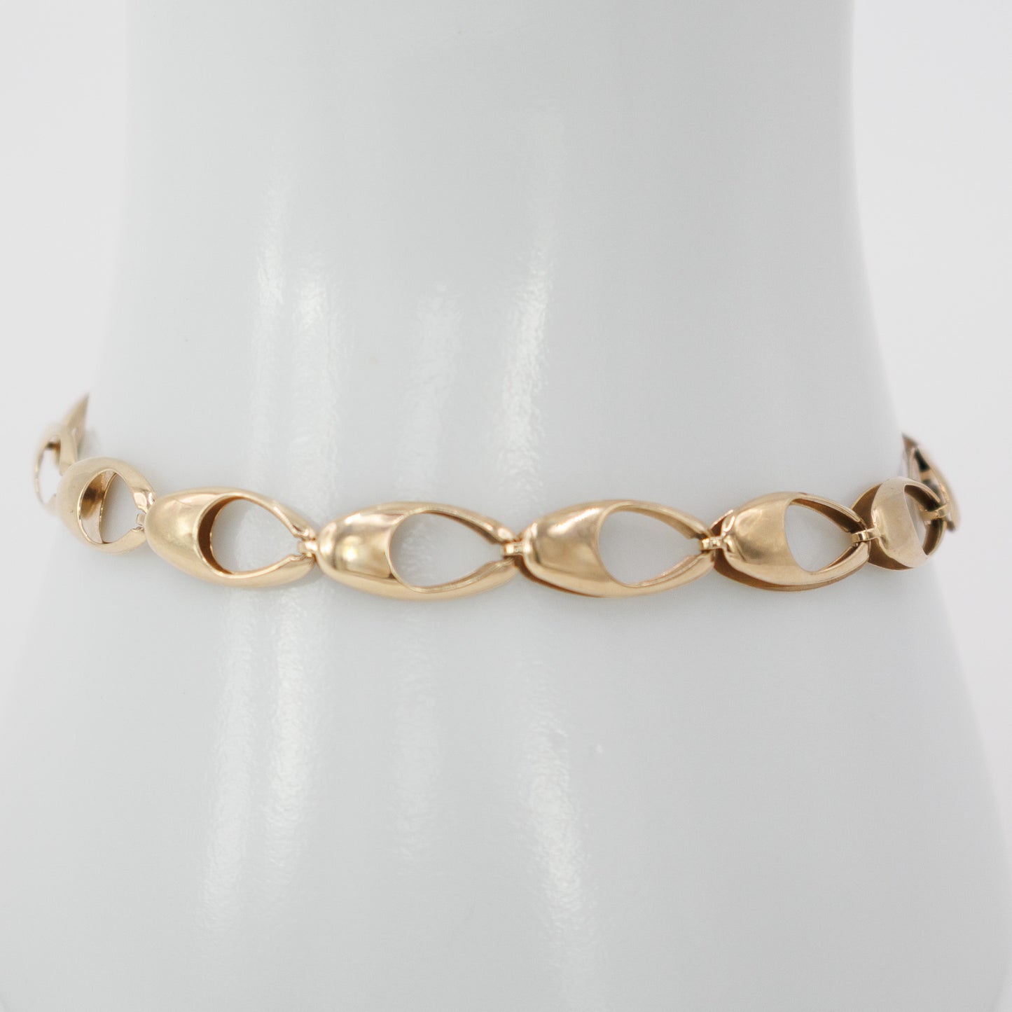 Second-Hand 9ct Gold Oval Link Bracelet