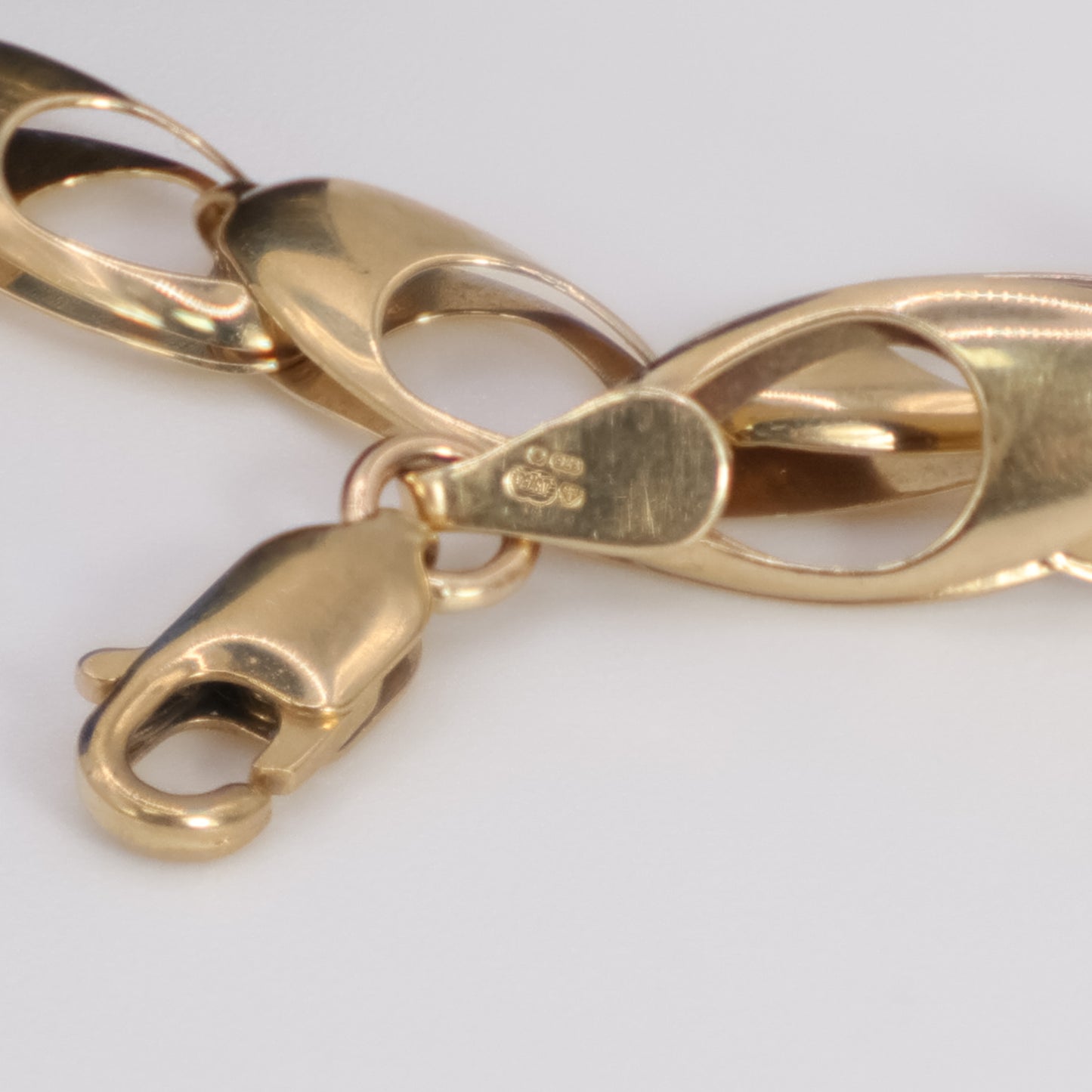 Second-Hand 9ct Gold Oval Link Bracelet