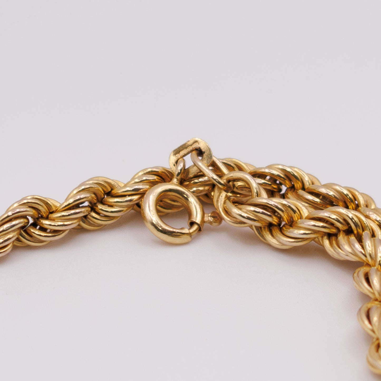 Second-Hand 9ct Gold Rope Chain Necklace