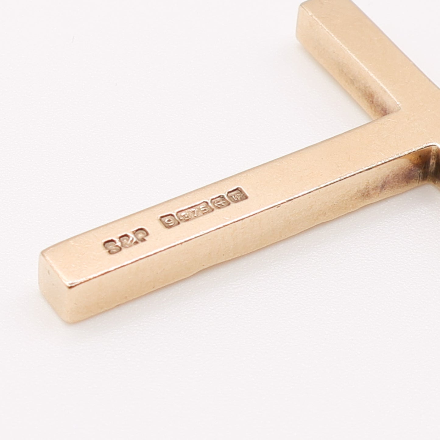 Second-Hand 9ct Gold Heavy Textured Cross Pendant