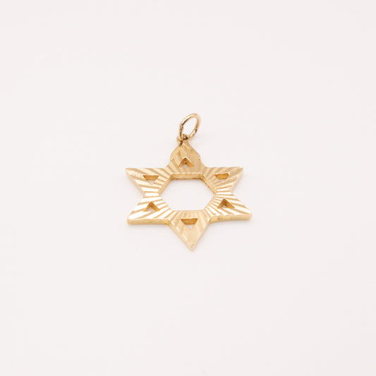 Second-Hand 9ct Yellow Gold Star of David Pendant