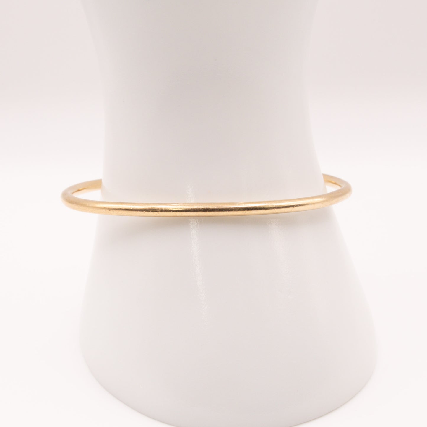 Second-Hand 9ct Yellow Gold Torque Bangle with Ball Ends