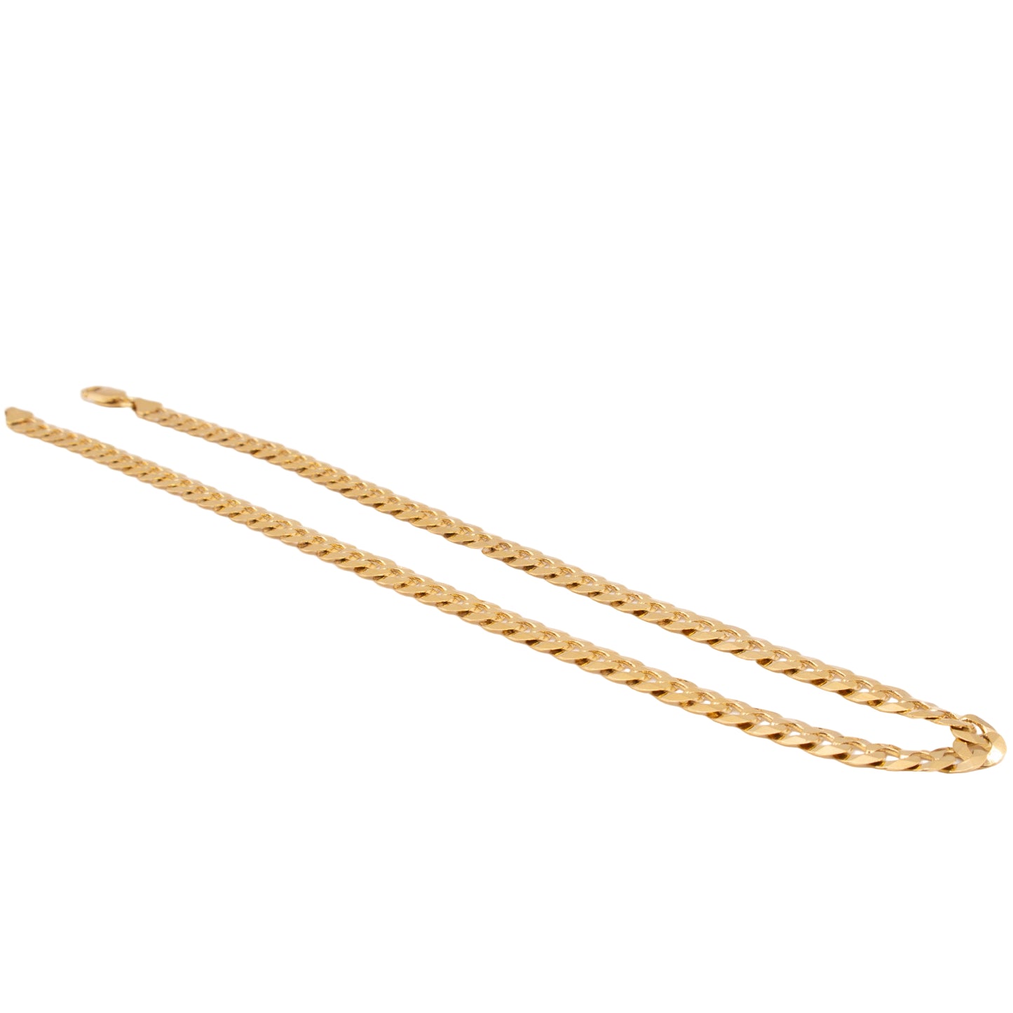 Second-Hand 9ct Yellow Gold Italian Curb Chain Necklace