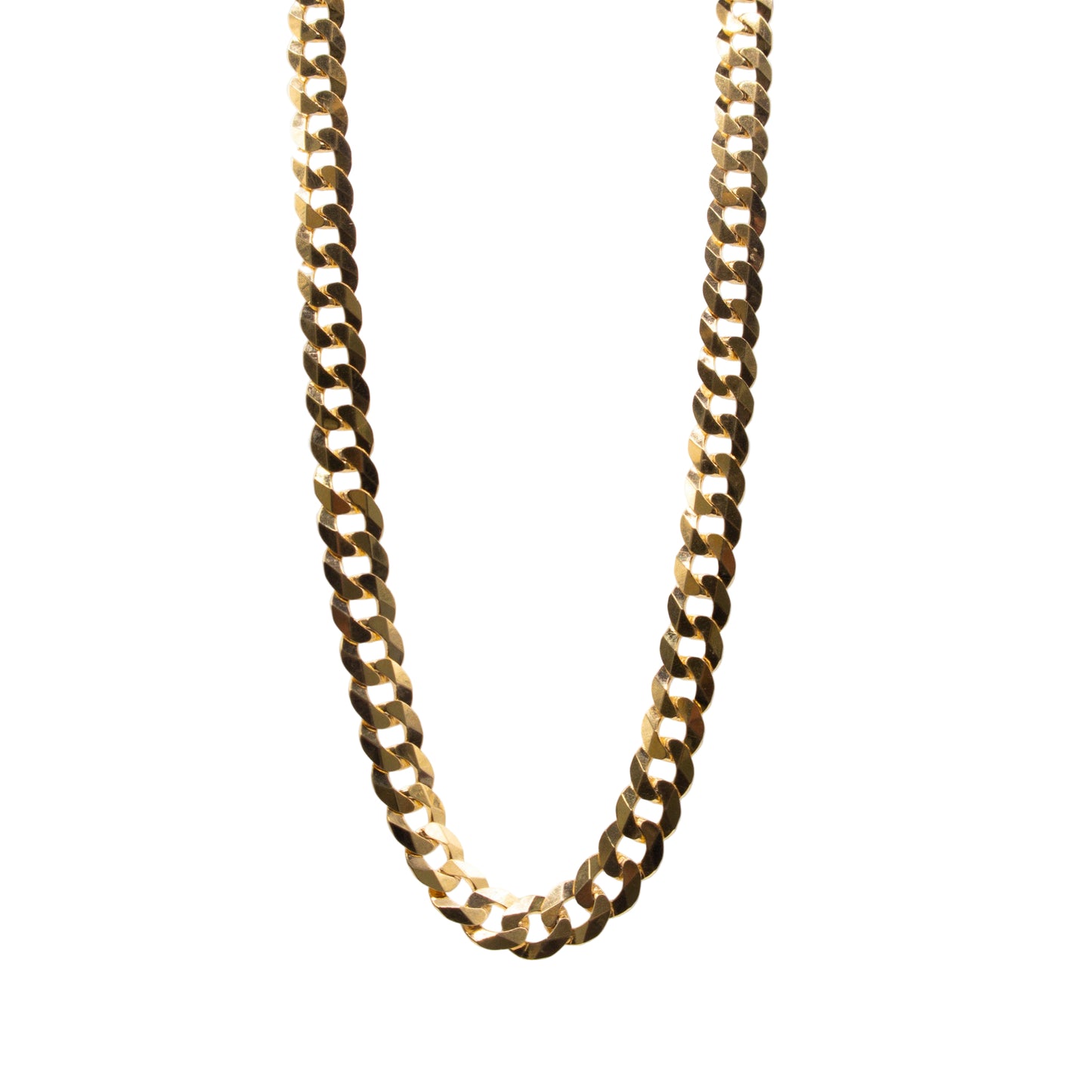 Second-Hand 9ct Yellow Gold Italian Curb Chain Necklace